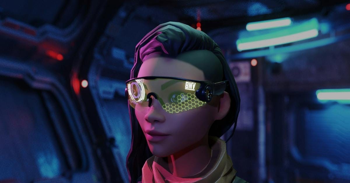The Gs Fashion NFT glasses on Metaverse Avatar