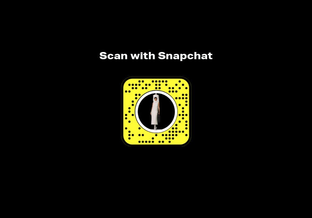 Snapchat QR Code to Blunt Dress Lens